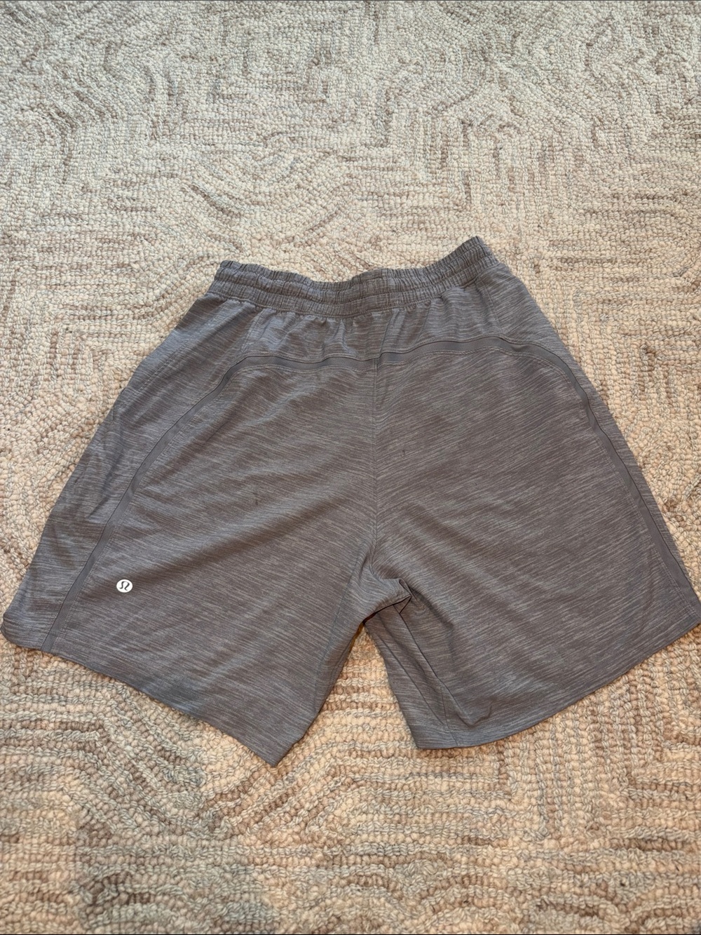 lululemon athletica Men’s Heather Gray Athletic Shorts